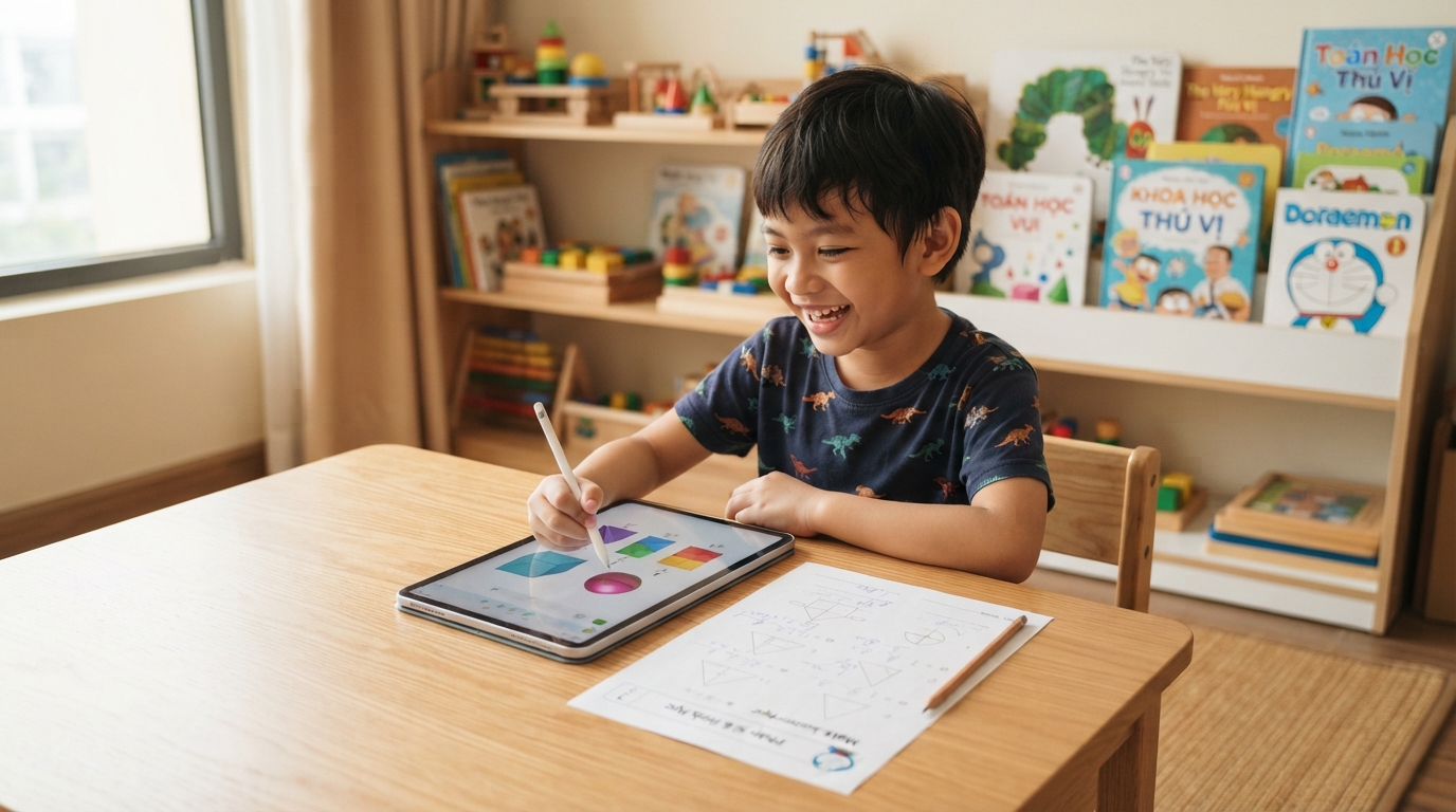 Phương pháp học Toán bằng tư duy trực quan