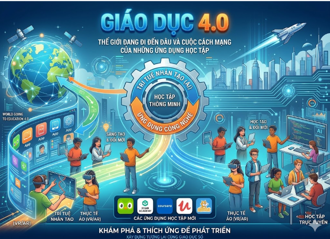 Giáo dục 4.0: Thế giới đang đi đến đâu và Cuộc cách mạng của những ứng dụng học tập