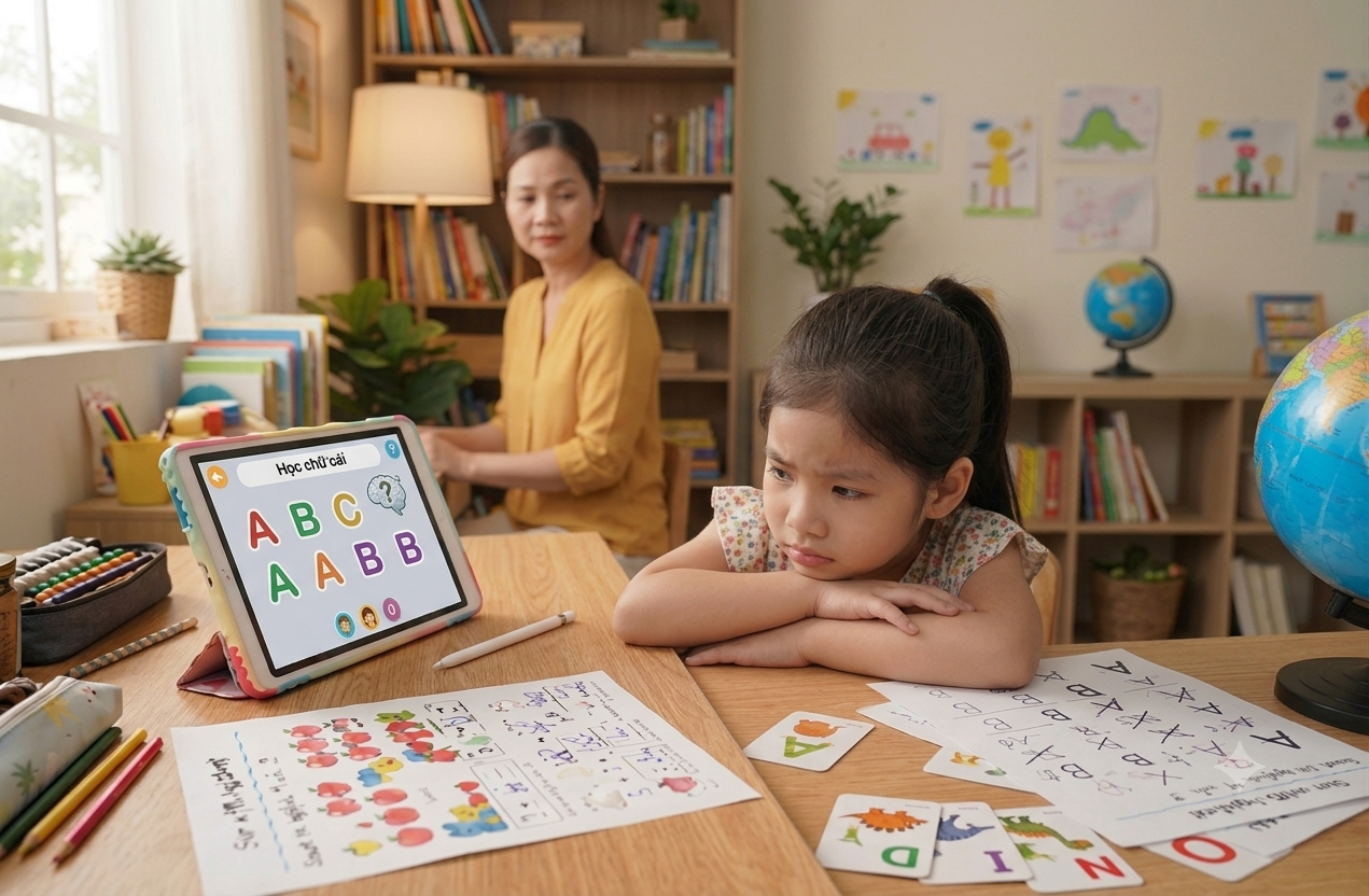 Bé học mãi không nhớ chữ cái – Phụ huynh nên làm gì?