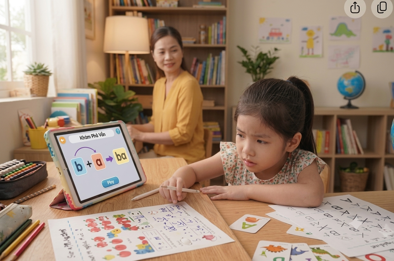 Con biết chữ nhưng chưa biết đánh vần – Phụ huynh nên làm gì?