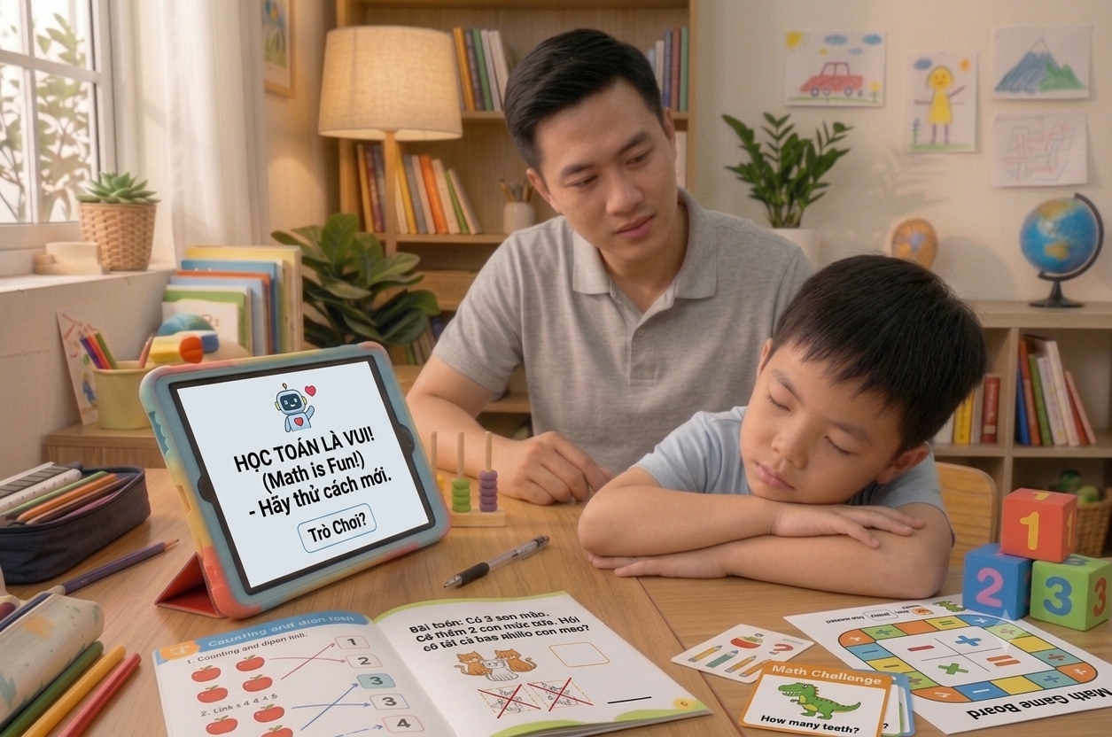 Con không thích học Toán – Phụ huynh nên làm gì?
