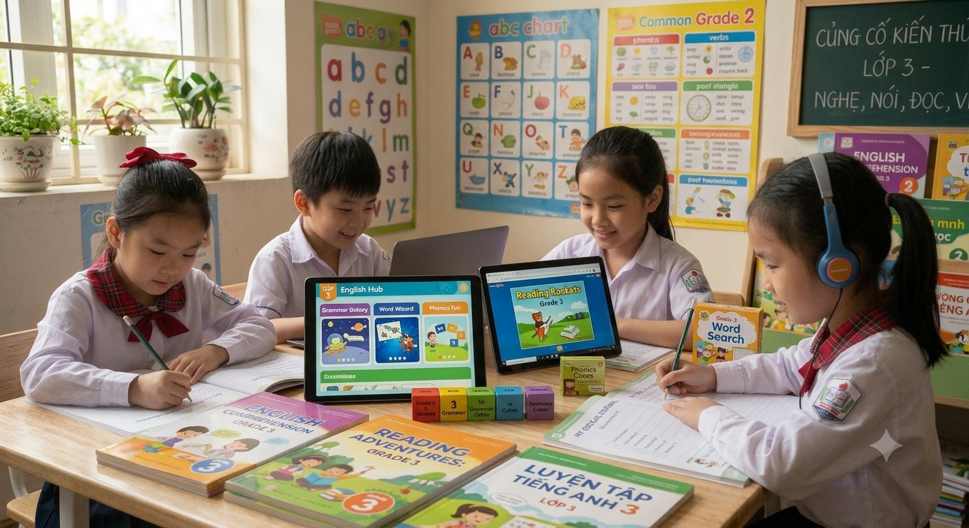 Củng cố nghe và từng vựng lớp 3
